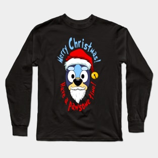 Merry Pawsome Christmas X Long Sleeve T-Shirt